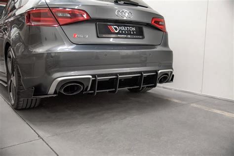 Heck Ansatz Diffusor Heckschürze Flaps für VW GOLF 7 GTI 145 00