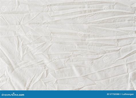 White Wrinkled Fabric Texture Stock Photo Image Of Wrinkle