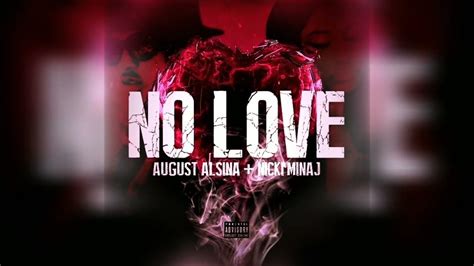 August Alsina No Love Ft Nicki Minaj Audio Youtube