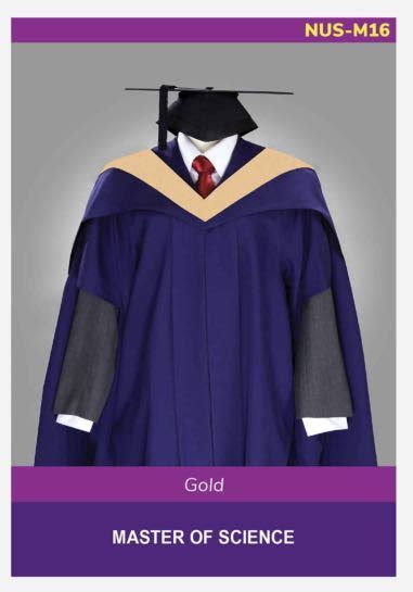 NUS Master Of Science Graduation Gown M Women S Fashion Coats