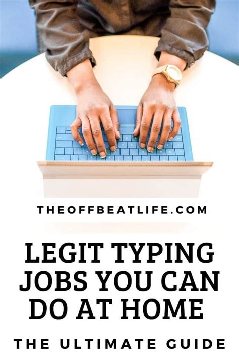 Legit Typing Jobs You Can Do At Home Typing Jobs Typing Jobs From Home Remote Jobs