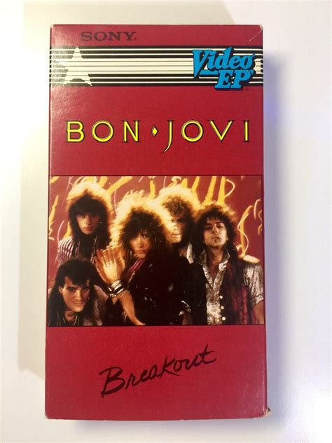 Bon Jovi vhs, Bon Jovi Songs, Old vhs Tapes, Bon Jovi 1980s, Bon Jovi Music, Retro vhs Tapes ...