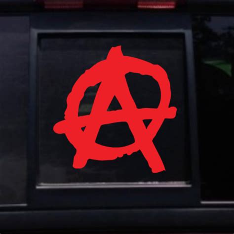 Anarchy Symbol Decal Tumbler Car Truck Window Wall JDM Stickers 22