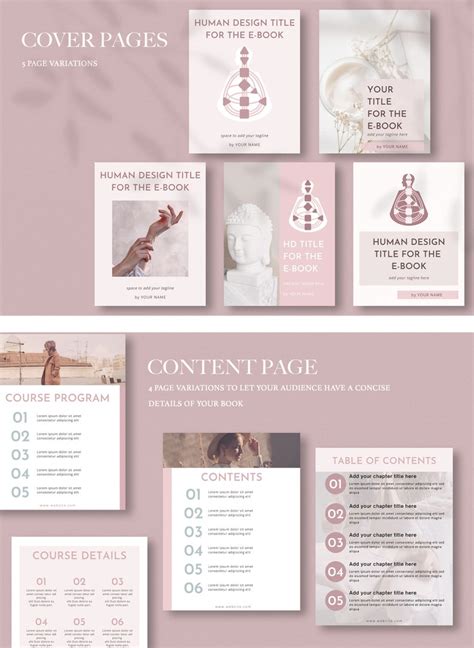 Human Design Workbook Bodygraph Hd Canva Template Human Etsy