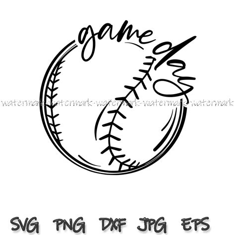 Game Day Svg Baseball Svg Softball Svg Baseball Mom Svg Inspire