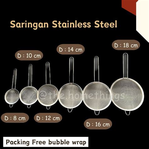 Jual SARINGAN STAINLESS STEEL SARINGAN TEH JUS BUAH KOPI TEH