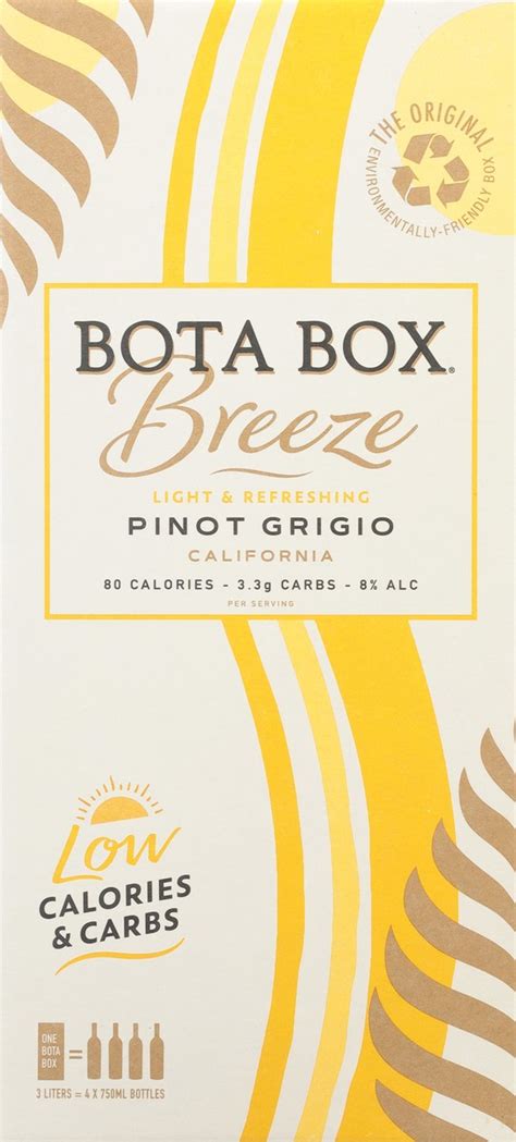 Bota Box Breeze Pinot Grigio 3 Liter Shipt