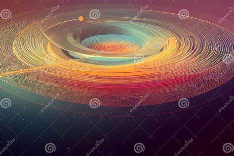 AI-generated Digital Art of a Circular Colorful Artistic Solar System ...