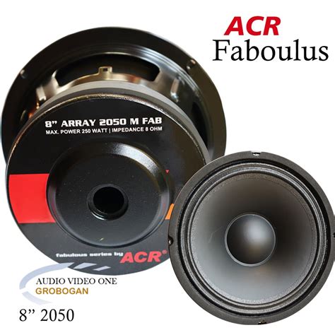 Jual Speaker ACR Fabulous 8 Inchi Komponen Spiker Array 2050 Fabulus M