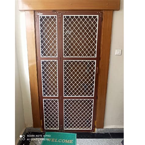 Aluminium Mosquito Net Grill Door In Hyderabad National Mosquito Screens