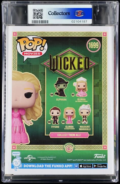 Wicked Glinda In Nightgown Diamond Hot Topic 1699 Funko Pop PSA 9 MINT EBay