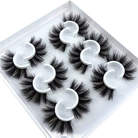 Amazon Qunety Wispy Lashes Fluffy Eyelashes Pairs Mink Lash