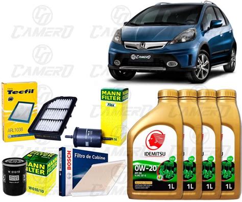 Kit Troca De Leo W E Filtros Honda Fit Twist Bosch