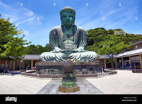 Il Grande Buddha Di Kamakura Una Statua Del Buddha Amida Noto Come