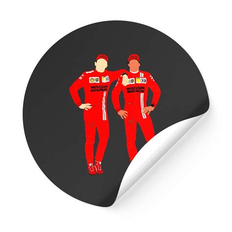 Sainz And Leclerc Stickers Formula Charles Leclerc Pole