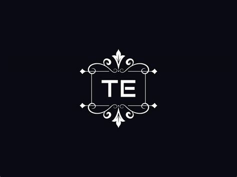 Professional Te Logo, Minimalist TE Luxury Logo Letter Design 17771360 ...