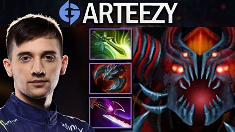 EG ARTEEZY SHADOW FIEND WITH BUTTERFLY SILVEREDGE DOTA 2 GAMEPLAY