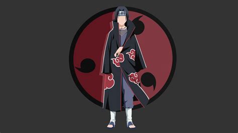 Uchiha Itachi Minimalist Wallpaper By Yuki Neh