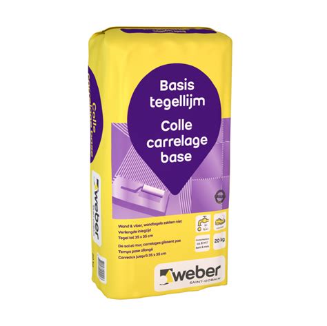Weber Basis Tegellijm 20kg Drogemortelnl