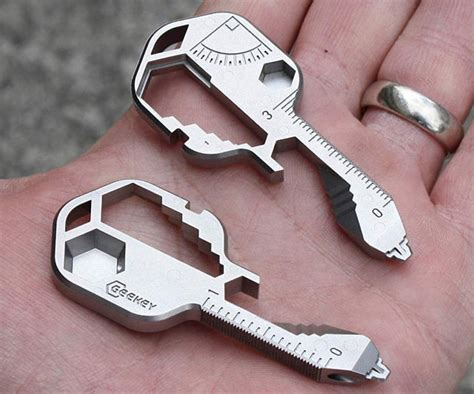 Key Shaped Pocket Multi Tool