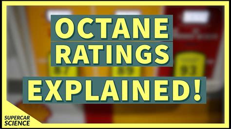 Octane Ratings And E85explained Quick Science Youtube