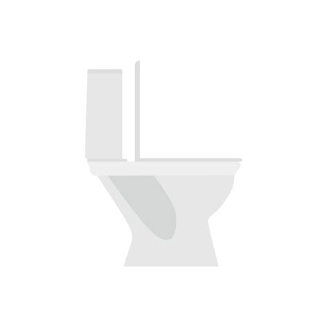 Modern Toilet Bathroom Design White Ceramics Toilet Bowl Vector