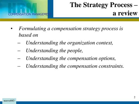 SOLUTION Class Study On Compensation Management On Topic Formulating