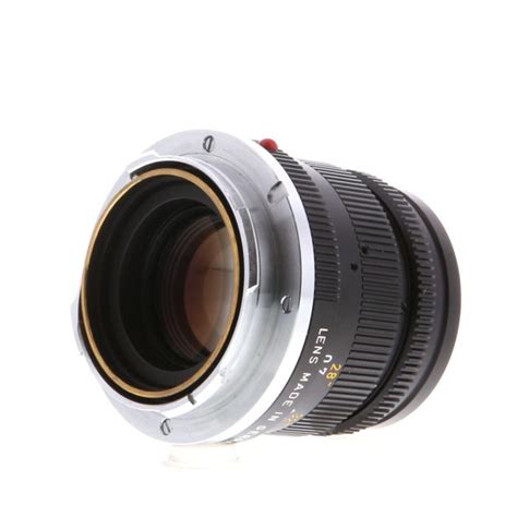 Leica 50mm F2 Summicron Rigid M Mount Lens Black 39 11817 At Keh Camera