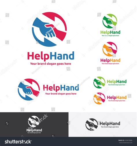 Helping Hands Logo Design Png