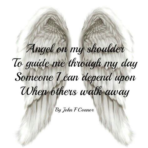 Shoulder Heaven Quotes Angel Quotes Birthday In Heaven