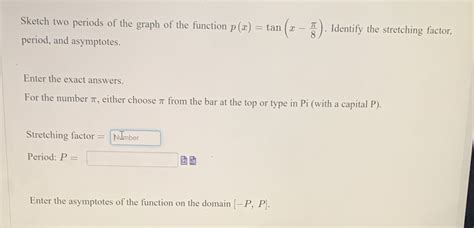 [solved] Help Sketch Two Periods Of The Graph Of The Function P X