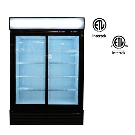 52 4 Double Sliding Door Merchandiser Refrigerator 42 Cu Ft 1189 L