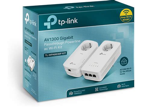 Kit Powerline TP LINK PCL Wi Fi AV1300 TL WPA8631P Worten Es