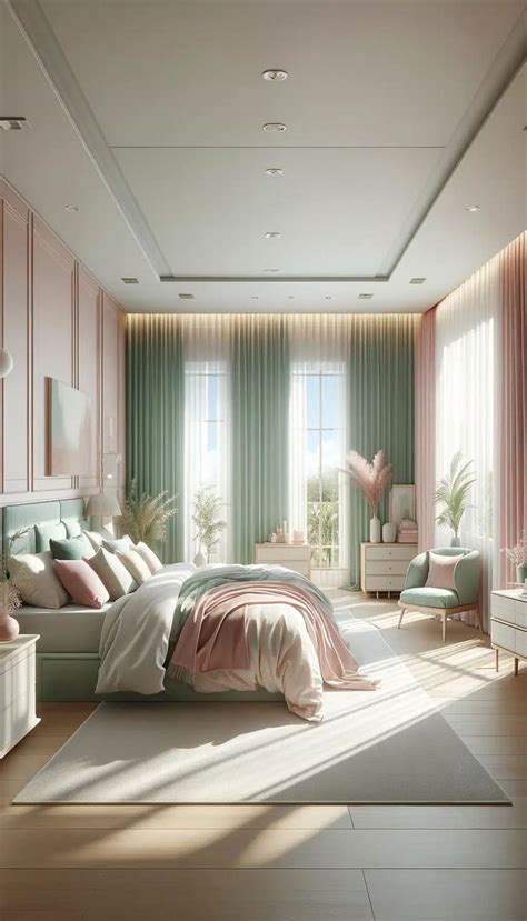 Pin By Serpil Serdar On Pink Green In Mint Green Bedroom Sage