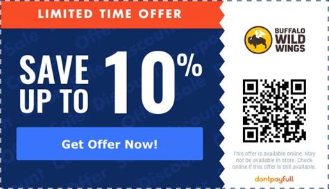 Buffalo Wild Wings Promo Codes Coupon Codes