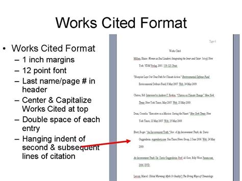 17+ MLA Works Cited Example Template