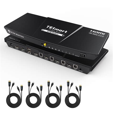 Electronikz TESmart HDMI KVM Switch 4 Port 4K 30Hz Product Review