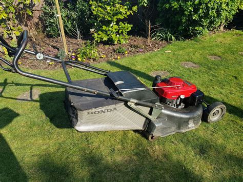 Honda Hrh 536 Hrh536 Pro Petrol Lawnmower Rear Roller Fully Serviced