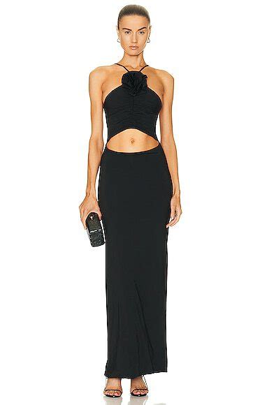 Maygel Coronel Maygel Coronel Cattleya Maxi Dress In Black Editorialist