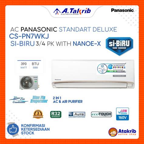 Panasonic Ac Standart Pk Cs Pn Wkj Cs Cu Pn Wkj Atakrib Toko