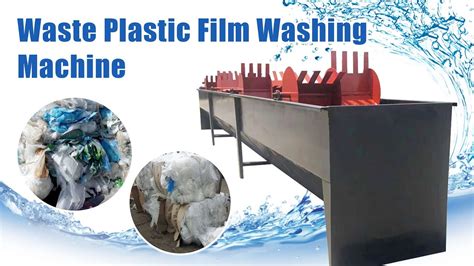 Pp Pe Plastic Film Washing Rinsing Tank Kg H Plastic Washing