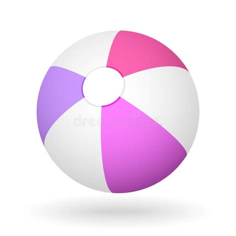 Pink Beach Ball Stock Illustrations Pink Beach Ball Stock