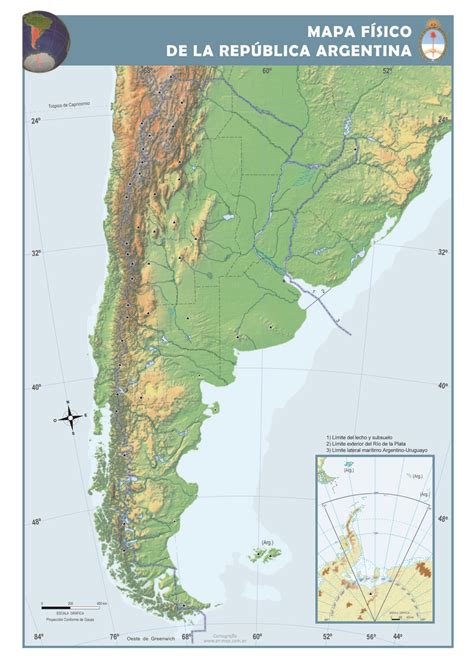 Mapas De Argentina Político Y Físico Para Descargar E Imprimir