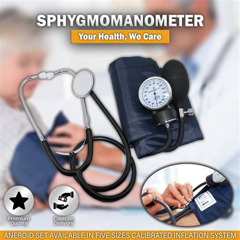 Oright Aneroid Sphygmomanometer Blood Pressure Measure Device Kit Cuff