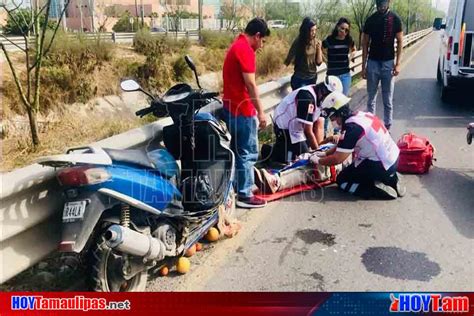 Hoy Tamaulipas Ebrio Motociclista Resulta Gravemente Lesionado Al