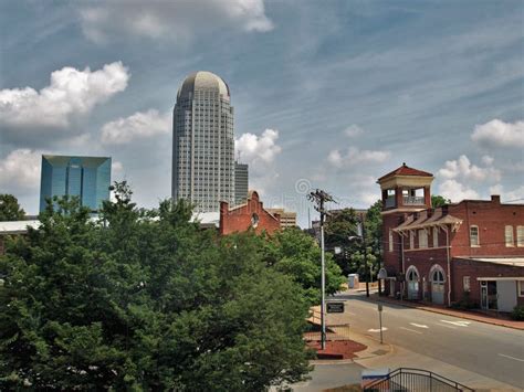 Downtown Winston Salem North Carolina Stock Photo Image Of