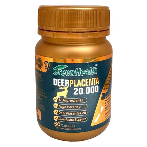 Deer Placenta 20000mg X 60 Capsules