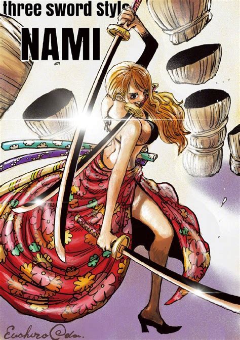 El Autor De One Piece Dibuja A Nami Con El Estilo De Espadas De Zoro