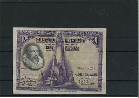 Spanien 100 Pesetas 1928 Banknote Geldschein II III MA Shops