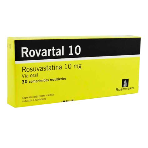 Rovartal Rosuvastatina Caja De Comprimidos Recubiertos Punto